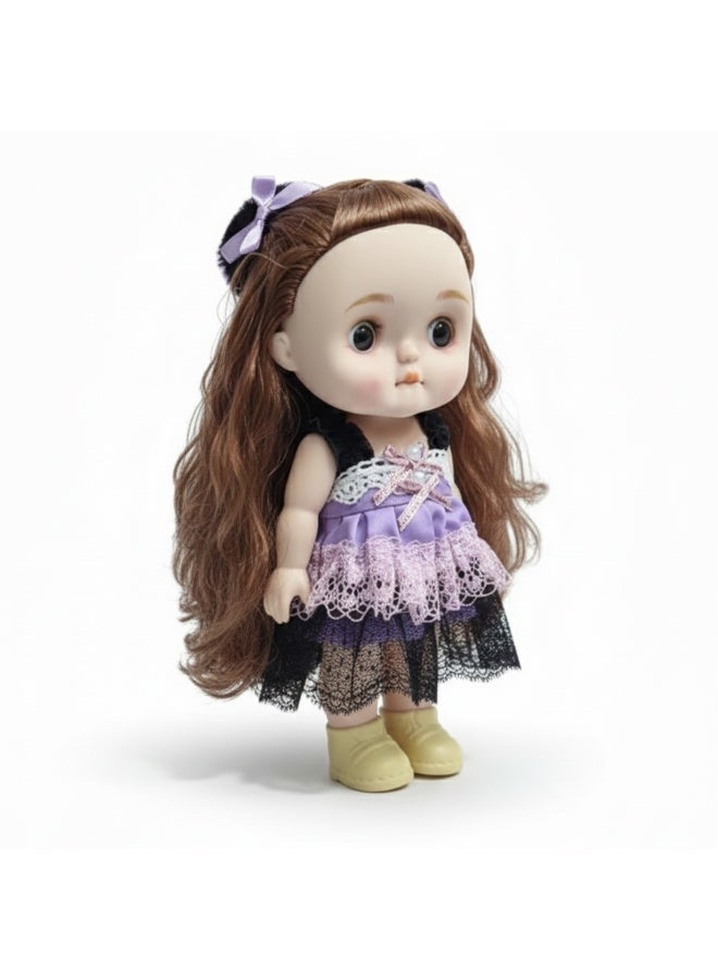 لعبة أطفال، دمية غنائية أنيقة وعصرية، دمية فتاة أنيقة بملابس جذابة، مثالية للعب الأدوار، دمية للعب الخيالي، هدية مثالية للأولاد والبنات. - Image 4